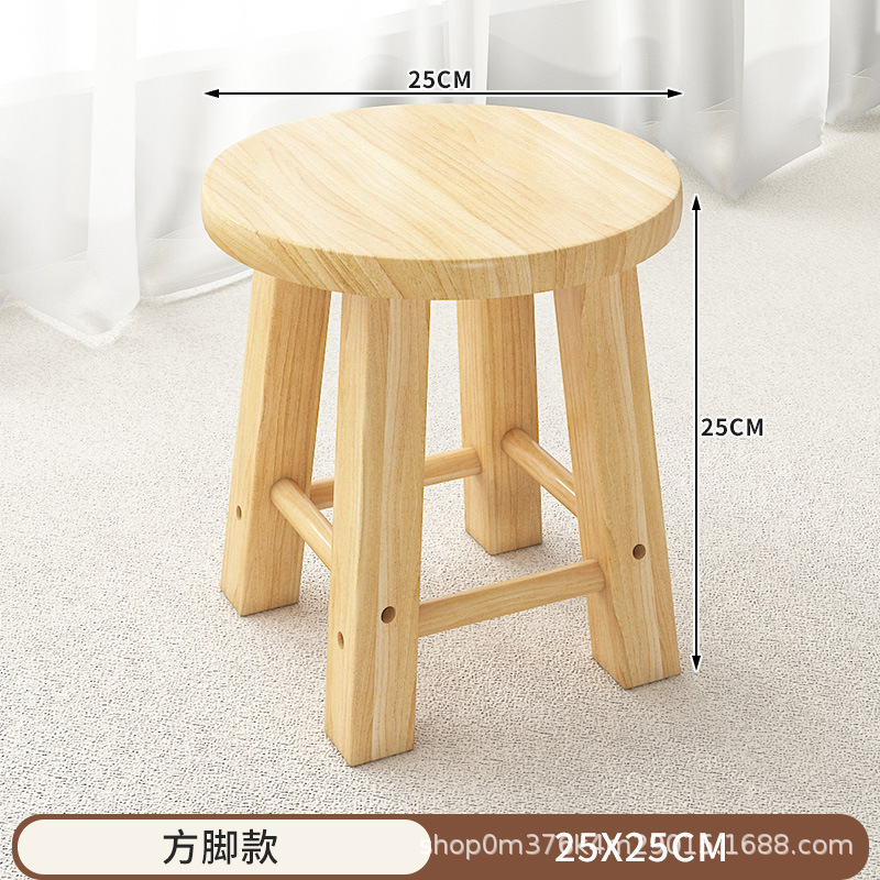 木の腰掛けの家庭用低い腰掛け原木の腰掛けのトイレの腰掛けの簡単な小さい腰掛けの客間の木の腰掛け|undefined