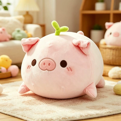 pig children's doll, a birthday – Oyuncaq yastıqlar - little-grass-pig-30-centimeters-015-kilograms