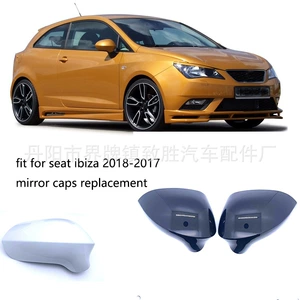 SEAT Ibiza 6J (2008-2017) üçün parlaq qara arxa görüntü güzgü qapağı