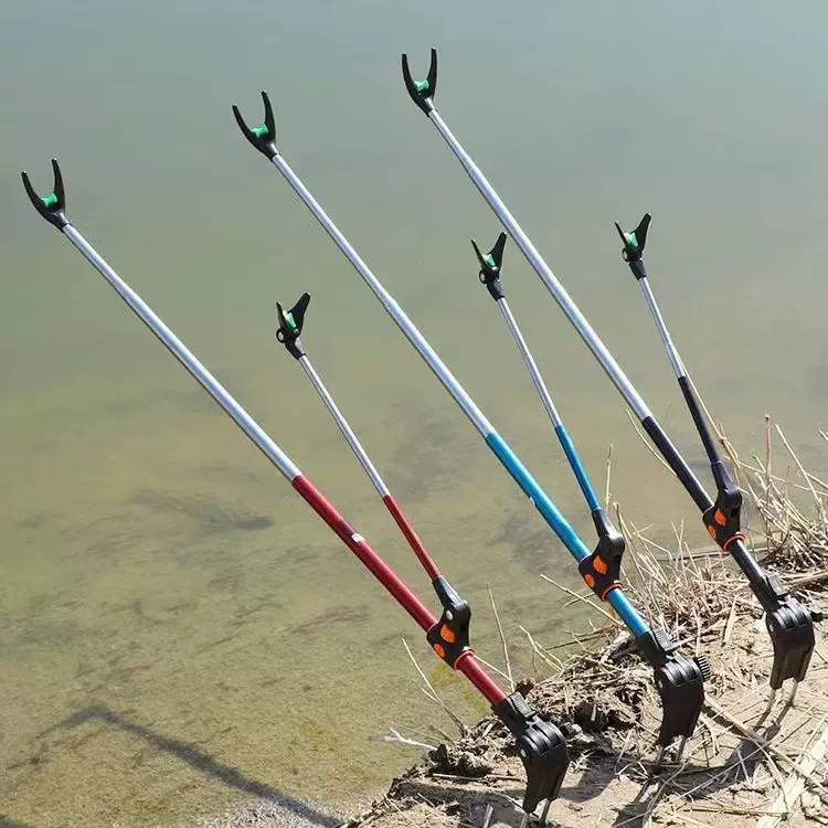 户外两用地插渔具炮台支架不锈钢加粗钓鱼黑金刚巨物鱼竿巨物钓