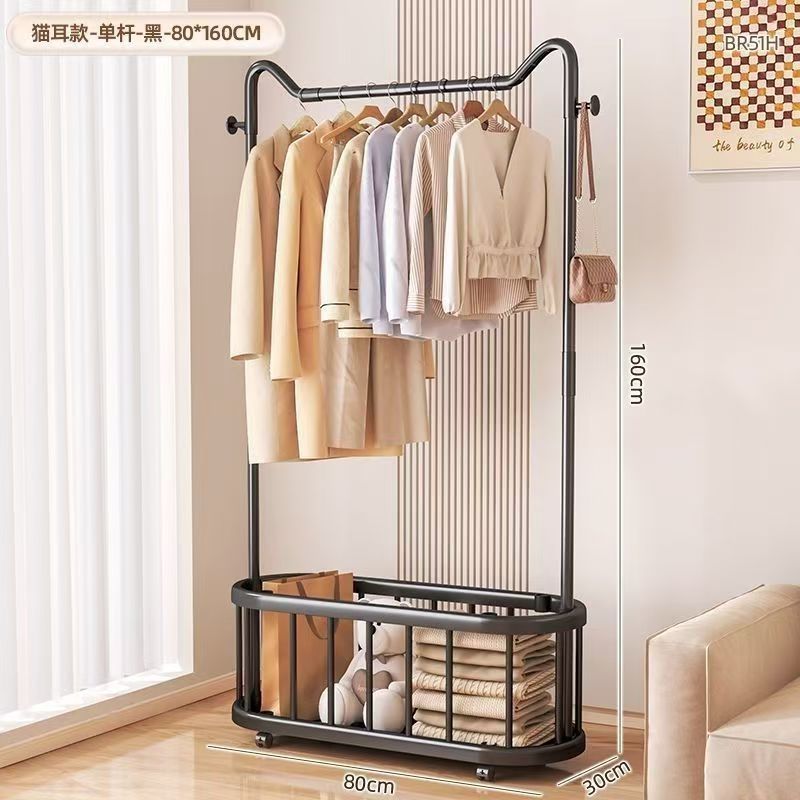 percha de ropa percha de sombrero de piso simple pequeño estante de ropa interior percha de ropa percha