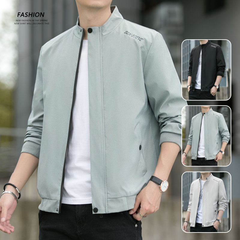 2021 new spring men's spot jacket Korean version of spring and autumn trend handsome loose baseball jacket jacket