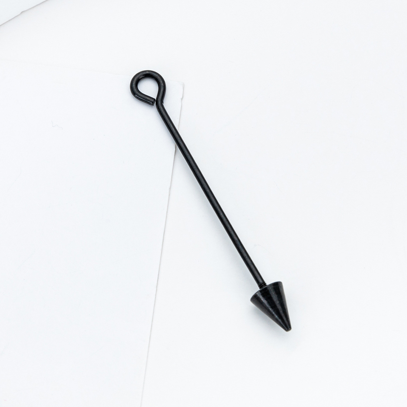 Poste con cuentas de bricolaje collar colgante colgante pendiente joyería cono de metal multicolor poste con cuentas spot al por mayor