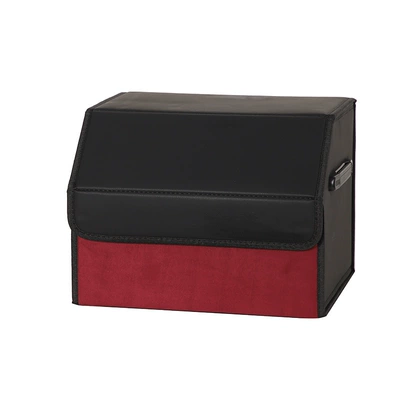 Car storage bag/box — box car storage box - wine-red-trumpet-no-logo