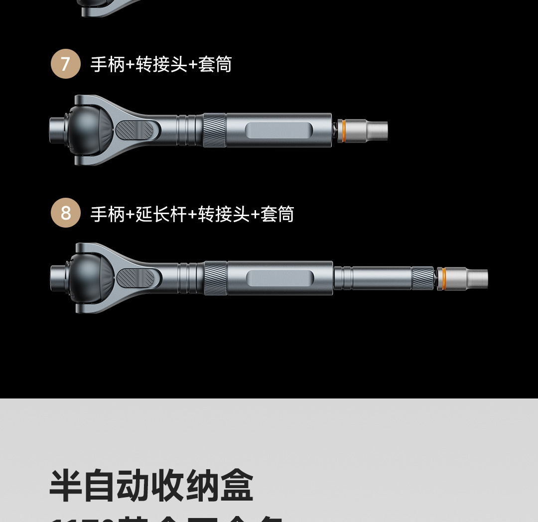 Duke DUKA welding factory new 40 in 1 ratchet screwdriver set RS2, with socket tool made from S2 material