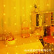3*3 m USB copper wire curtain light string Christmas room decoration cross-border lights wreath remote control stars holiday lights