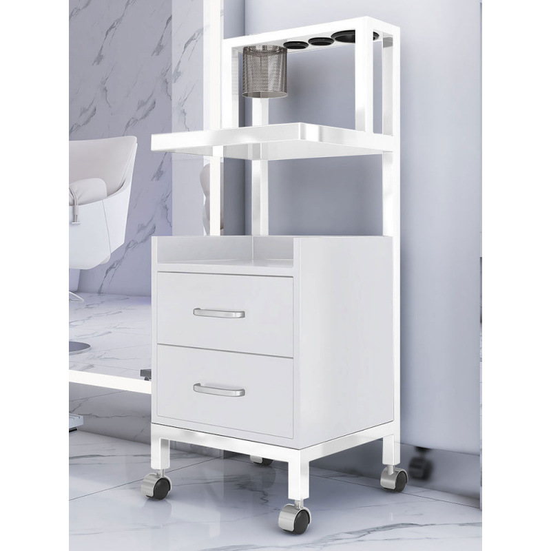 Nuevo gabinete de peluquería de salón de peluquería carro de herramientas de estante de herramientas de mesa de carro de peluquería pequeño gabinete