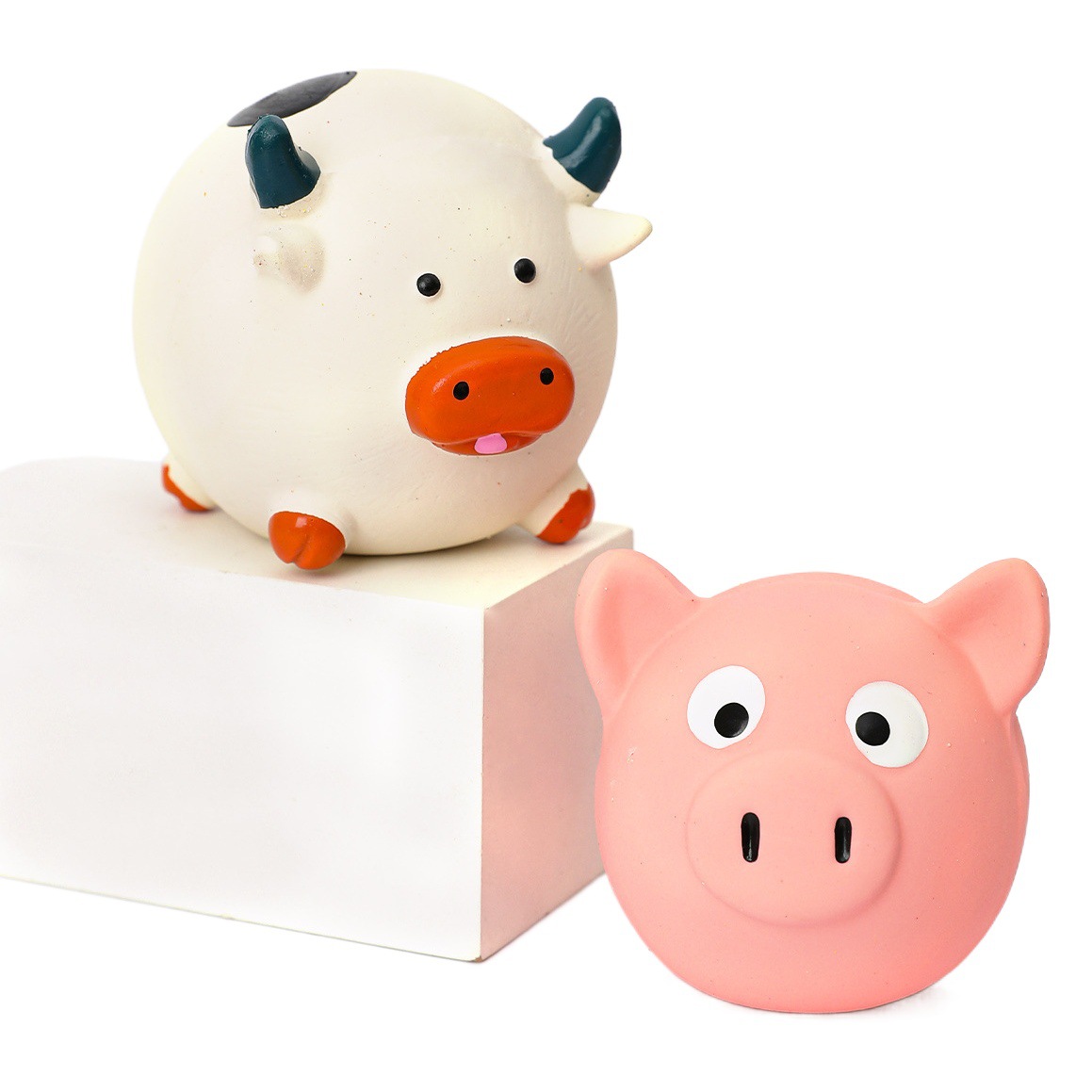 Juguete para perros mascota molares resistentes a los mordiscos presionando la bola de sonido al por mayor solo aliviando el juguete de sonido del perro de entrenamiento tapado