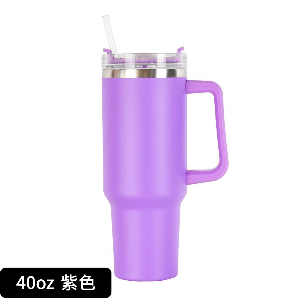 Cross-border 40oz tazas de automóviles 304 tazas de acero inoxidable tazas de aislamiento térmico de gran capacidad manejo portátil de automóviles tazas de agua de hielo