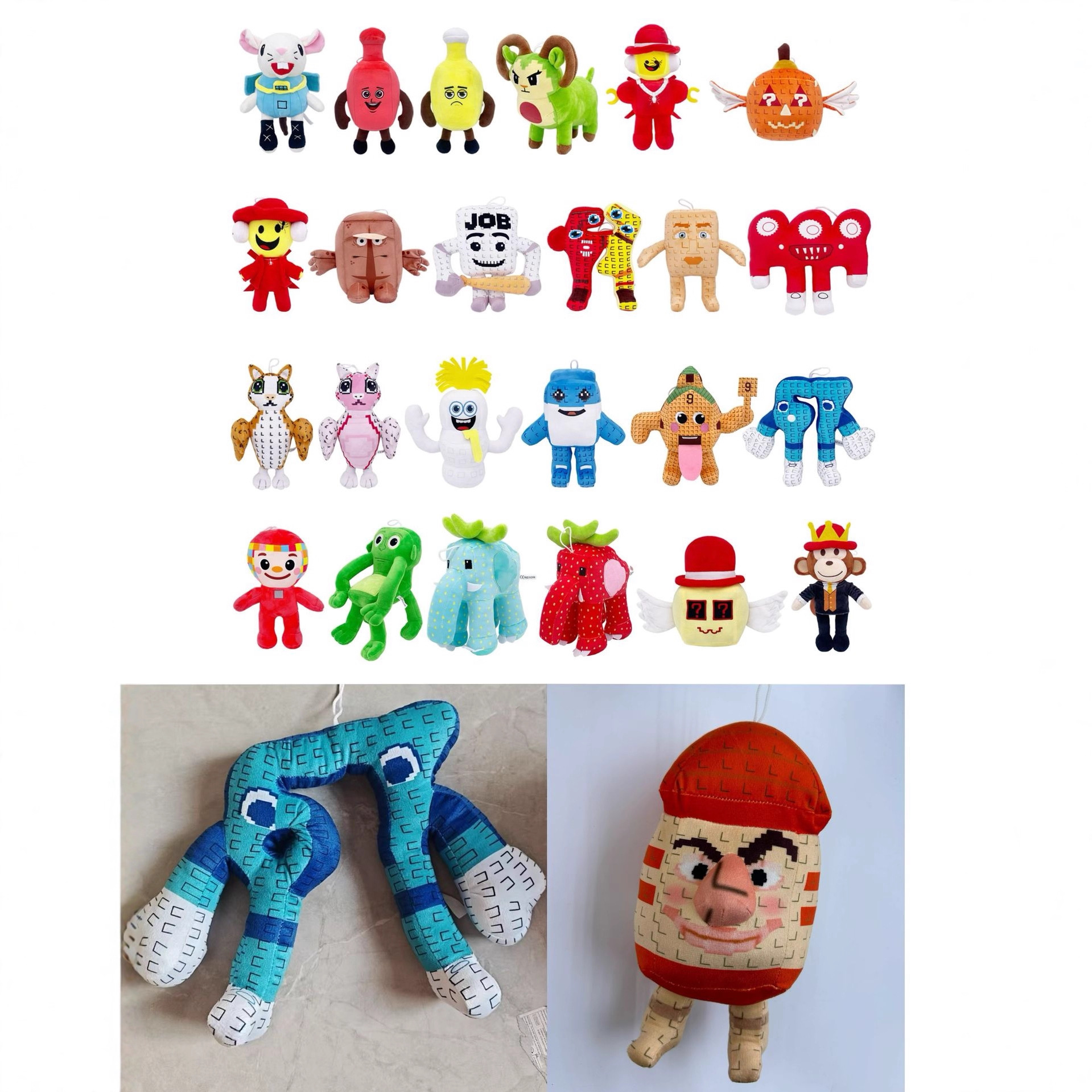 Cross-Border Theft of Steal a Brainrot Roblox Pixel Shark Plush Toy Doll