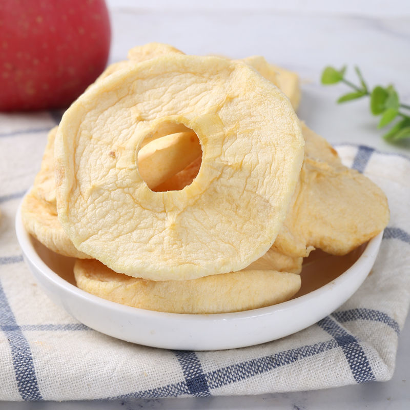 Yantai Qixia Apple rings 250g500g Taste Sugar Dried apples Red Fuji Apple slices