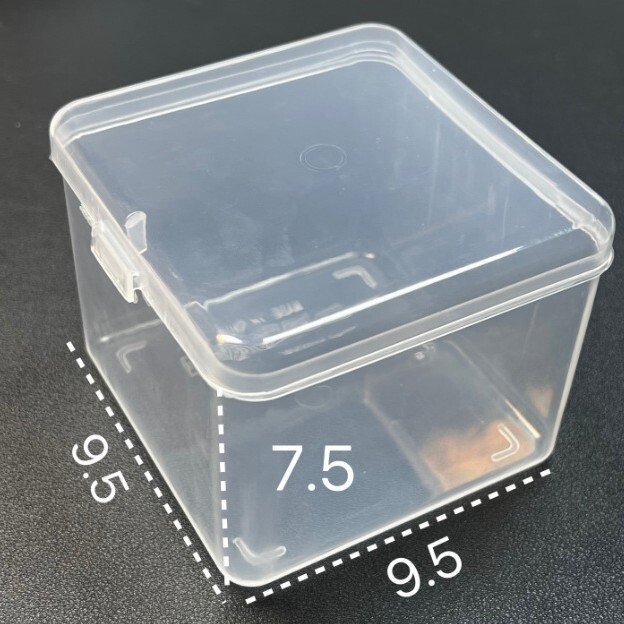 Oversized transparent box, transparent and visual convenient storage box, easy to store and open orderly life