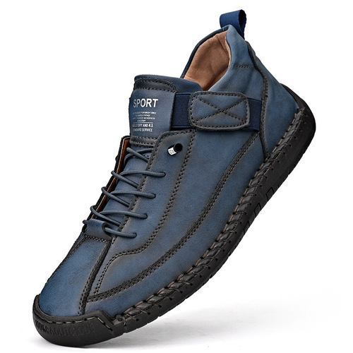 Autumn/Winter Bestselling Plus Size Men's Mid-Center Martens Boots Outdoor Casual Work-Stitch Men's Shoes
