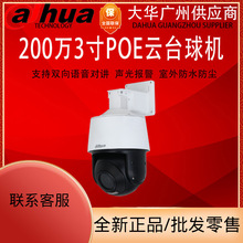 大華200萬雙光全彩POE球機室外彩色防水數字球DH-SD3200-ADP-PV-i