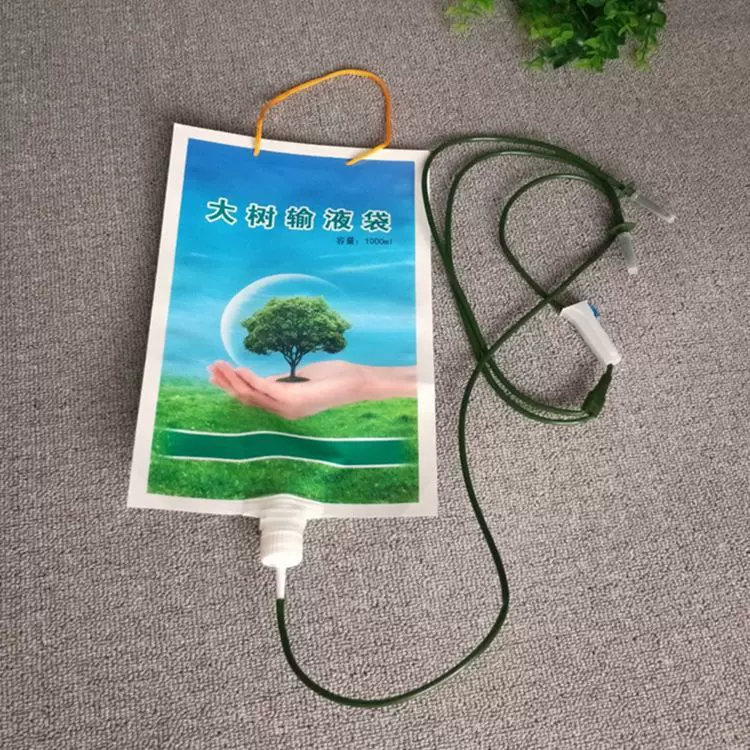 供应1000ml现货果树吊液袋 大树输液袋 植物生长营养液袋