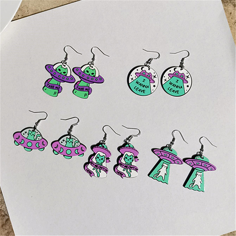 Drop Earrings Classification 1 Pair Novelty Arylic Drop Earrings