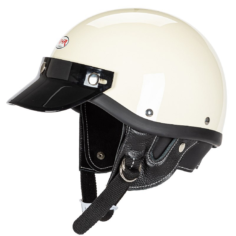 Japanese Technology Small Brim Helmet, Handmade Retro Helmet RHR M45 Lightweight Design Retro Helmet FRP