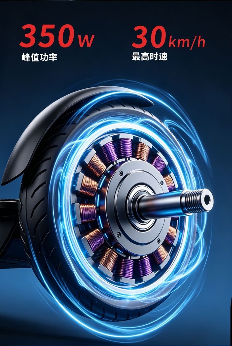 New electric scooter for adults, portable and foldable, two-wheeled electric vehicle for commuting to work and for students