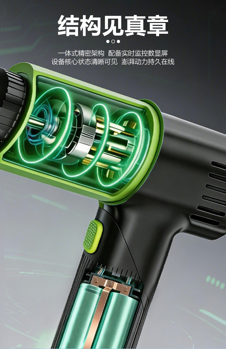 2026 New Model Foldable Wireless Car Washing Machine Mini High-Pressure Water Gun Large Flow Portable Cleaning Machine Lcd Digital Display