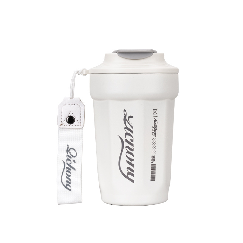 Taza de acero inoxidable 316 octogonal, doble capa al vacío, portátil, para bebidas tipo Coca-Cola, termo de café y refrescos.