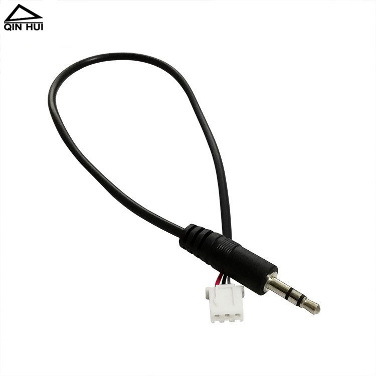 DIY功放前级电脑手机音响箱AUX音频线3.5mm转XH2.54-3P端子转接线