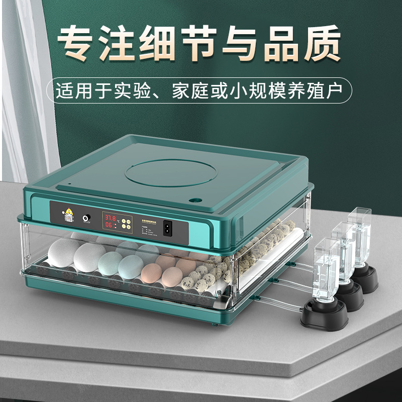 【Fábrica transfronteriza】Suministro adecuado, venta directa de nuevos modelos de incubadoras de huevos de gallina pequeñas, totalmente automáticas y para uso doméstico.