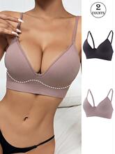 E 35266 Sexy Triangle Cup Seams Bra �Ը����Ǳ����� ��