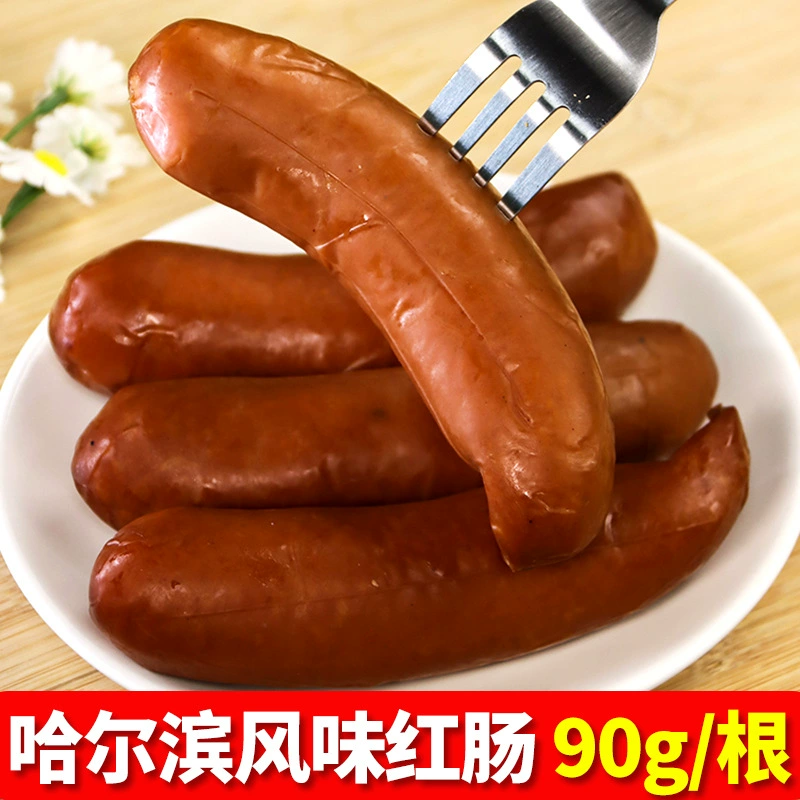 Харбинская красная колбаса подлинная северо-восточная тетя красная колбаса