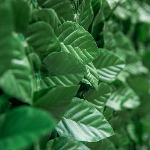 Simulated fence, fence decoration, simulated fence, green leaf fence, balcony guardrail, shielding fence, fake green plant ceiling