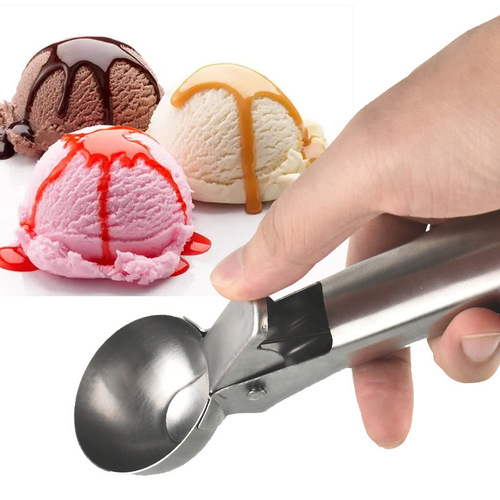 Stainless steel dual-purpose ice cream scoop ice cream scoop scoop multi-functional ice cream scoop ice cream fruit scoop