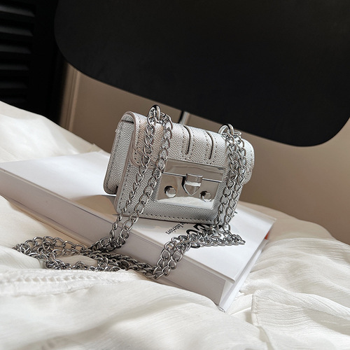 Western style mini bag, new trendy fashion internet celebrity niche design chain crossbody bag for women versatile ins