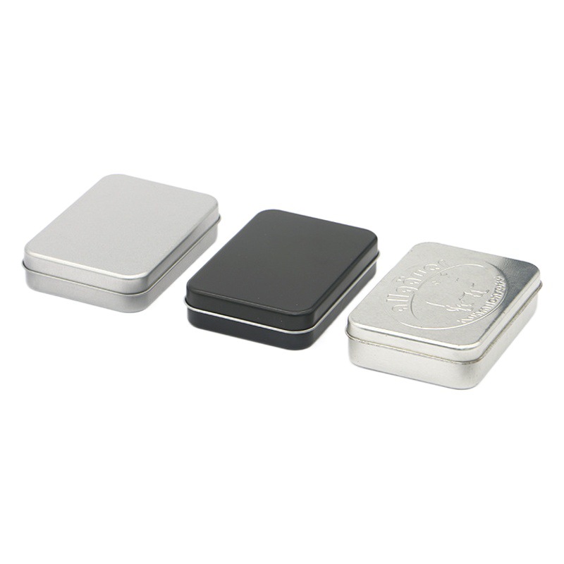 En stock cortaúñas herramienta tijeras U disco signo esmerilado caja de hojalata pequeña caja de almacenamiento de productos image 1