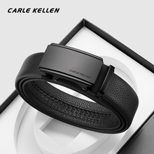 CARLE KELLEN皮带男真皮商务休闲高档牛皮腰带自动扣正品男士裤带
