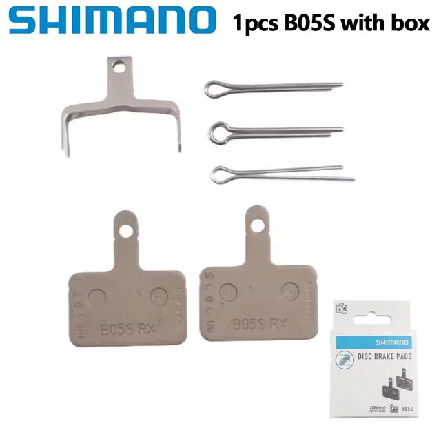 SHIMANO b05s g05s para hacer placa de freno de disco férula bicicleta de carretera bicicleta de montaña resina sin disipación de calor en caja