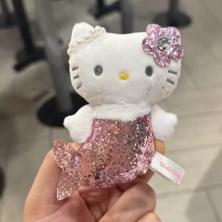 Плюшевый брелок (Sanrio) Hello Kitty, плюшевая кукла-талисман, размеры 10–16 см