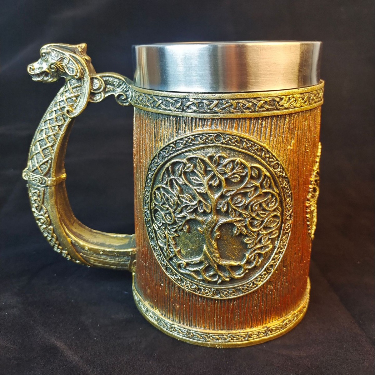 드래곤 헤드 트리 맥주 컵