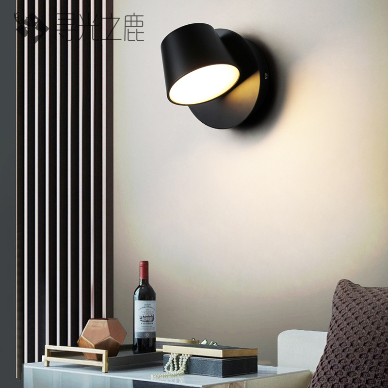 壁灯床头卧室过道客厅酒店创意时尚简约现代北欧阅读装饰简约灯