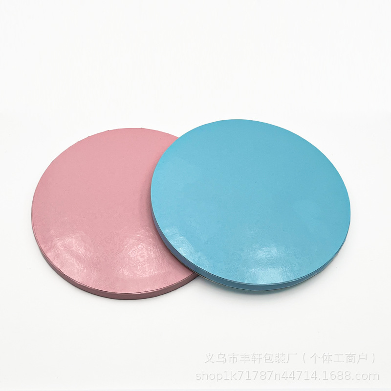 Papel de pastel de pastel de cumpleaños blanco 1.2MM espesar mousse pastel base para comercio exterior