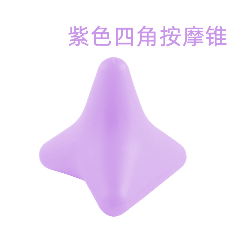 Cuatro esquinas masajeador masaje cono dedo prensa molienda pulgar masaje equipo dedo forma masajeador dedo masaje