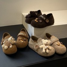 懒人复古卡通增高全包勃肯女鞋2025春秋季新款百搭休闲一脚蹬单鞋