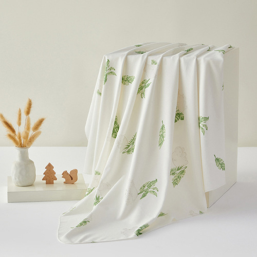 Newborn baby blanket newborn blanket gauze bamboo fiber delivery room bag single skin-friendly absorbent cotton baby outing sleeping bag