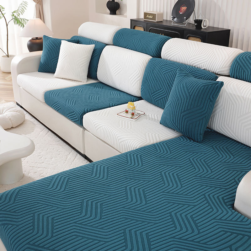 Universal Thickened Sofa Cover for All Seasons, All-Inclusive Household Simple Sofa Cover, Elastic Sofa Cushion, Sofa Cover
