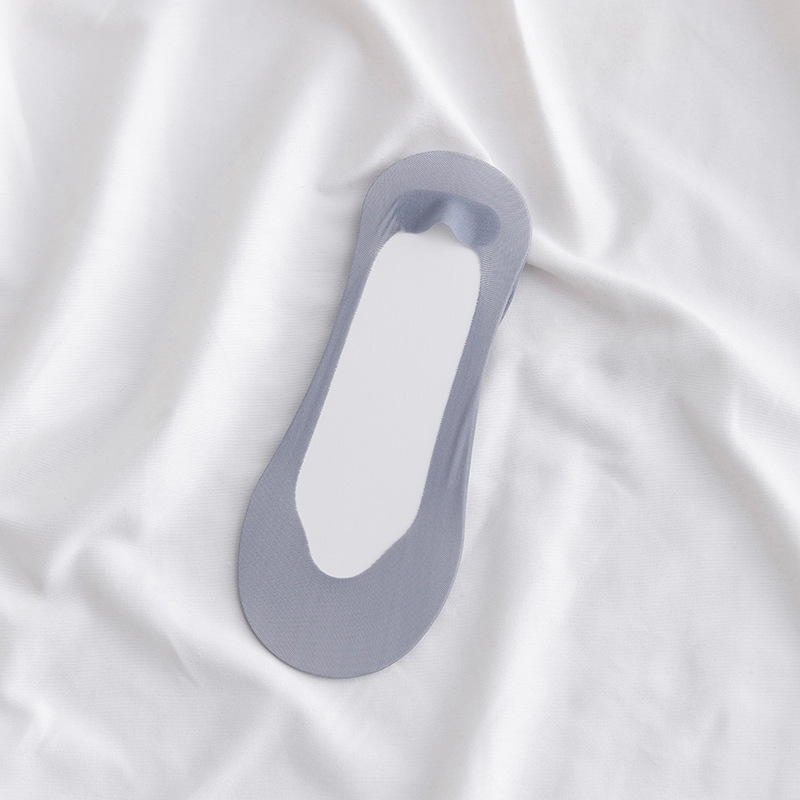 女性用秋用薄手滑り止めボートソックス、浅履き、日本風、脱げにくい、無地綿ソックス、春夏用インビジブルソックス、ショートソックス