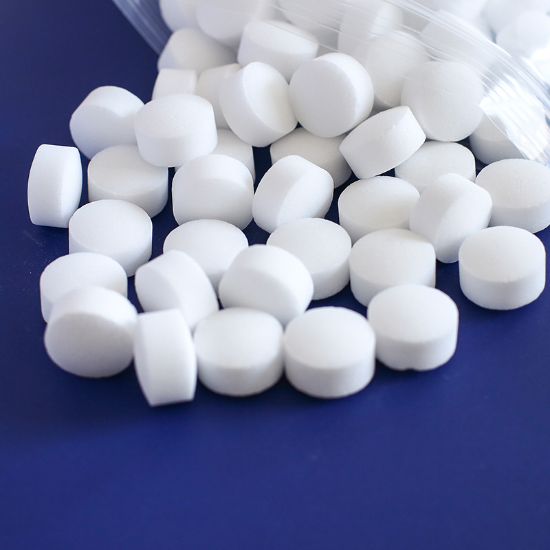 批发软水盐 净水器软水机盐离子交换树脂再生剂 片装软水盐厂家