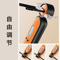 Wireless skipping rope for women, professional sports fitness fat burning, weighted steel rope, student physical education middle school entrance exam electronic counting skipping rope