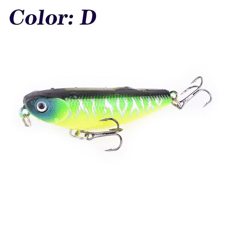 Loya cebo micro-lápice flotante caracteres de agua perro falso cebo de agua dulce pesca de rayas blancas pequeñas boca de caballo pescado pescado