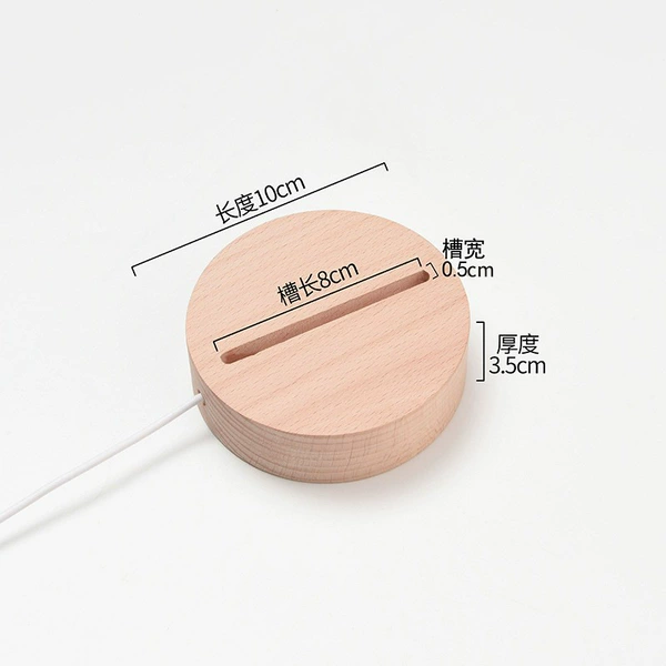 Acrylic round switch key, wire control