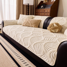 工厂定制舒棉绒加厚沙发垫四季通用防滑坐垫沙发盖布一件代发批发