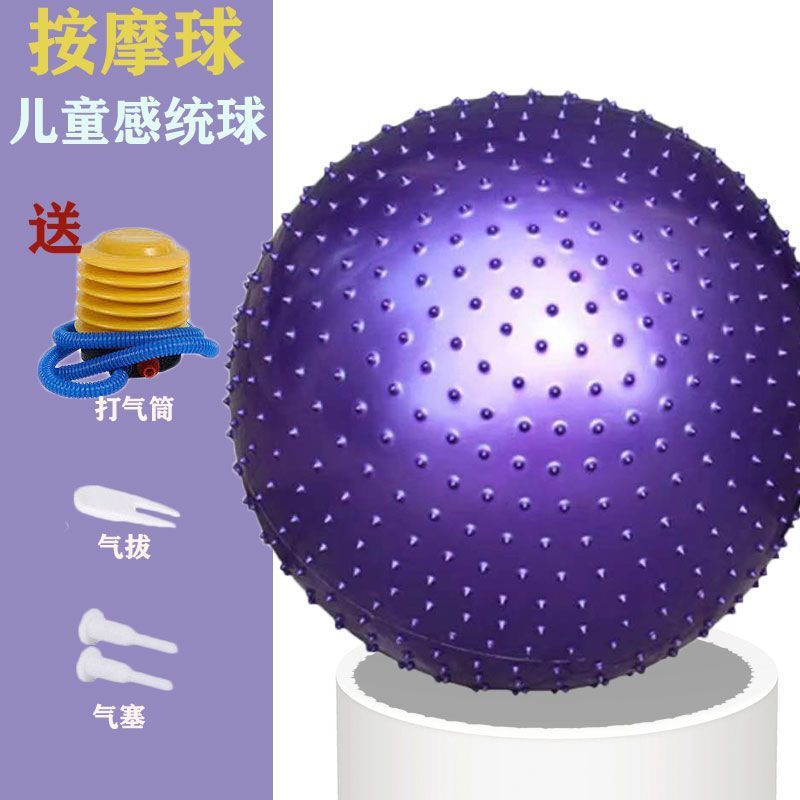 瑜伽球加厚成人防爆健身球儿童感统训练大龙球初学者按摩运动大球|undefined