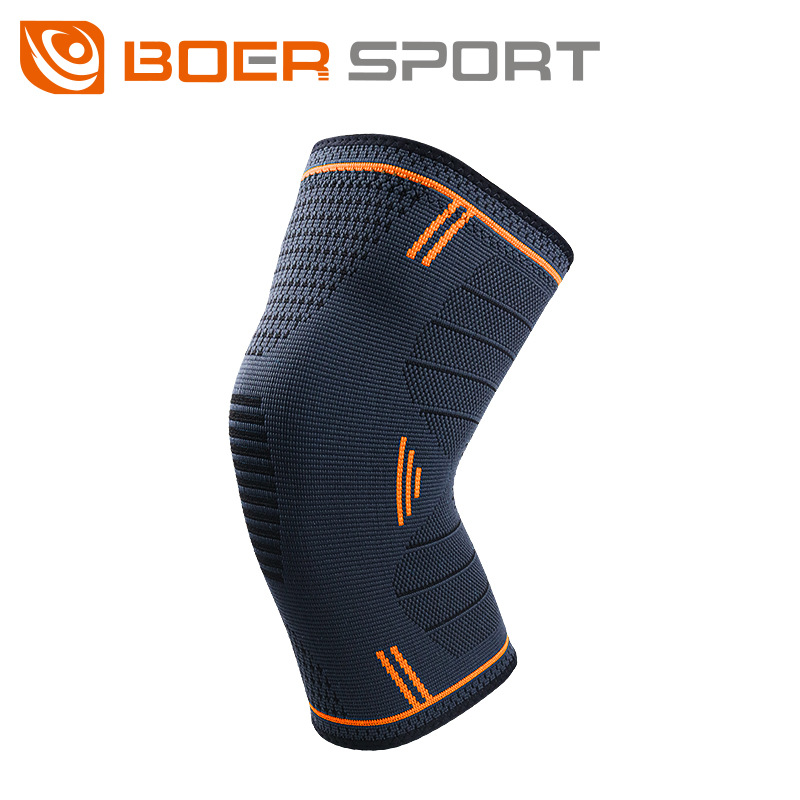 Silicona antideslizante deportes kneepad baloncesto running fitness kneepad soporte al aire libre montañismo ciclismo punto kneepad